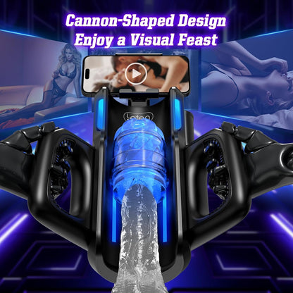 Automatic Electric Male Masturbator 12times/s Thrusting Sex Toys for Men with Phone Holder Soft Pocket Pussy
