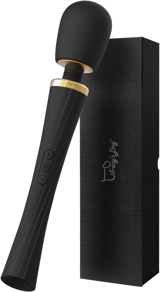 High-Power Cordless Wand Vibrator for Clitoral & Full-Body Pleasure Waterproof Quiet Adult Toy