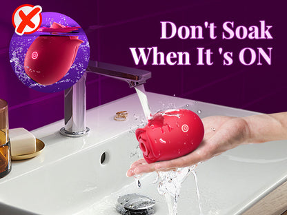 Sex Toys Rose Dildo Vibrator - Upgraded Adult Toys with 5 Sucking & Vibrating Modes for Women Clitoral Nipple, Rose Sucker Sex Toy Clitoral G Spot Vibrators for Woman Couples Adult Sex Games