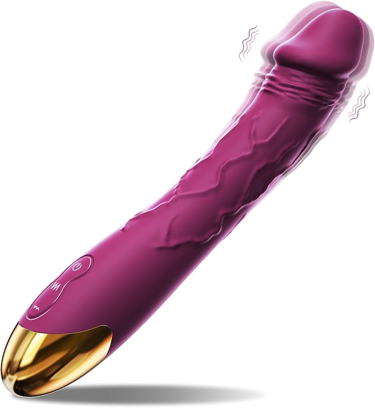 7.6 Inch Lifelike Dildo Vibrator Women 10 Vibration Modes Clitoral Gspot Waterproof Rose Sex Toy