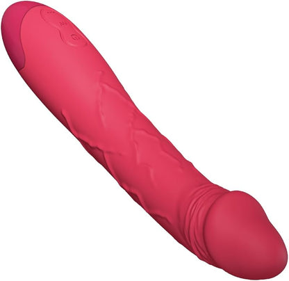 7.6 Inch Lifelike Dildo Vibrator Women 10 Vibration Modes Clitoral Gspot Waterproof Rose Sex Toy