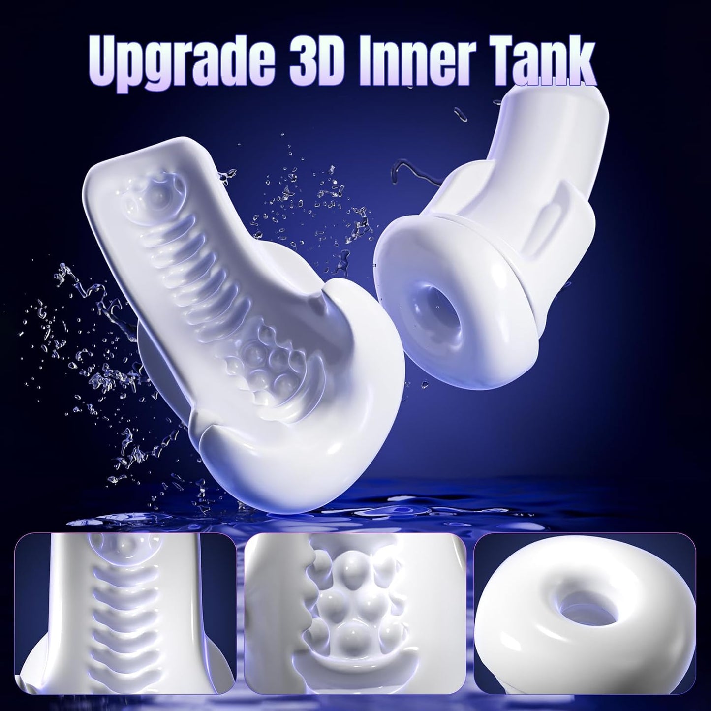 Cafatop Electric Male Masturbator 6 Thrust 3 Suction Auto Sucking Cup with Handle Penis Pump Pocket Pussy for Men