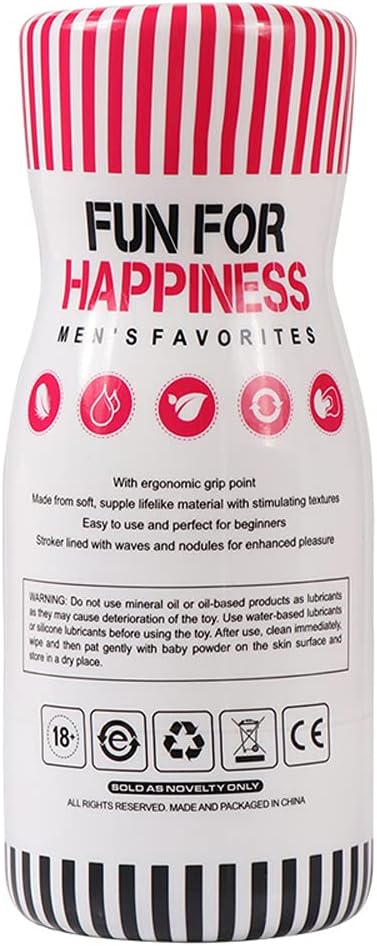 Male Masturbator Pocket Pussy Stroker Cup Realistic Vagina Flesh Stimulator Adult Sex Toy