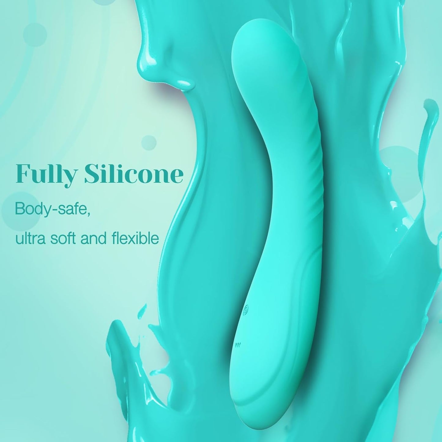 Ultra Strong G Spot Vibrator Deep Penetration Adult Toy Women Couples Full Silicone Soft Dildo Massager