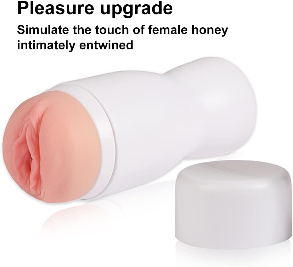 Male Masturbator Pocket Pussy Stroker Cup Realistic Vagina Flesh Stimulator Adult Sex Toy