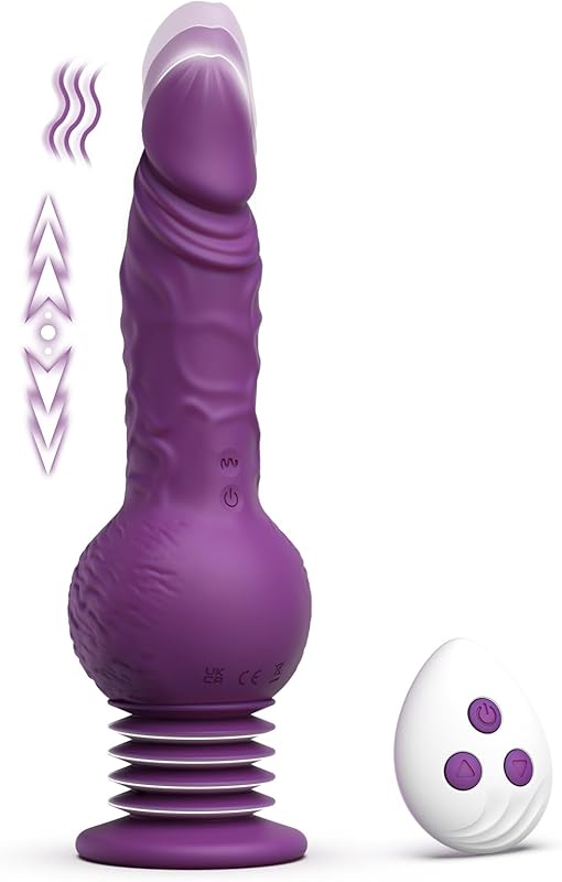 Tracy's Dog Thrusting Dildo Vibrator 9.29 Inch Realistic Silicone for G Spot Anal 10 Vib 3 Bounce Adult Toys