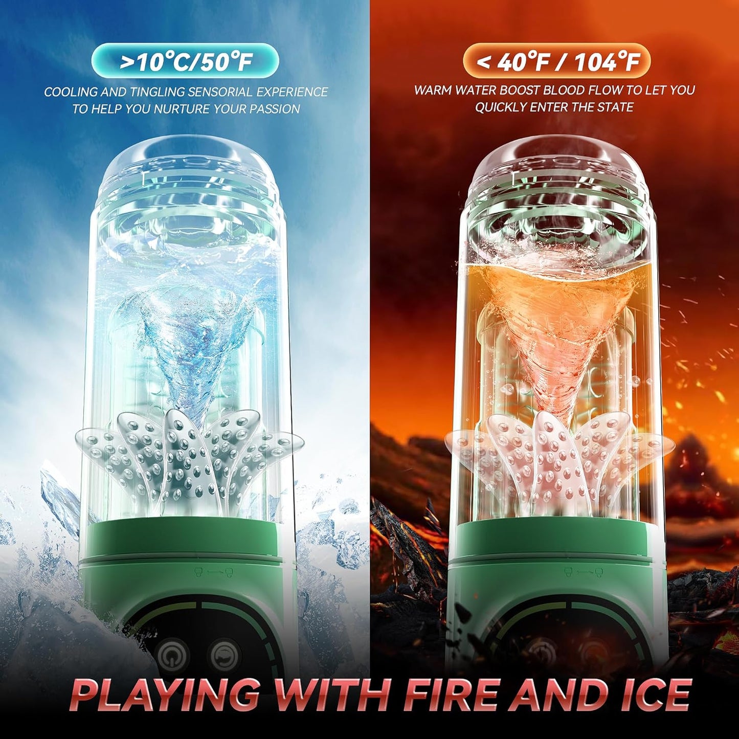 AI Sync Male Masturbator Penis Pump APP Control 3 Pump 7 Thrusting Rotating Male Sex Toy