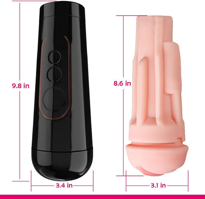 Aiccos Male Masturbator Cup Quiet Adult Toys for Men Realistic Pocket Vagina 7.5in Soft Manual