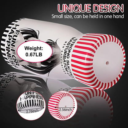 Male Masturbator Pocket Pussy Stroker Cup Realistic Vagina Flesh Stimulator Adult Sex Toy