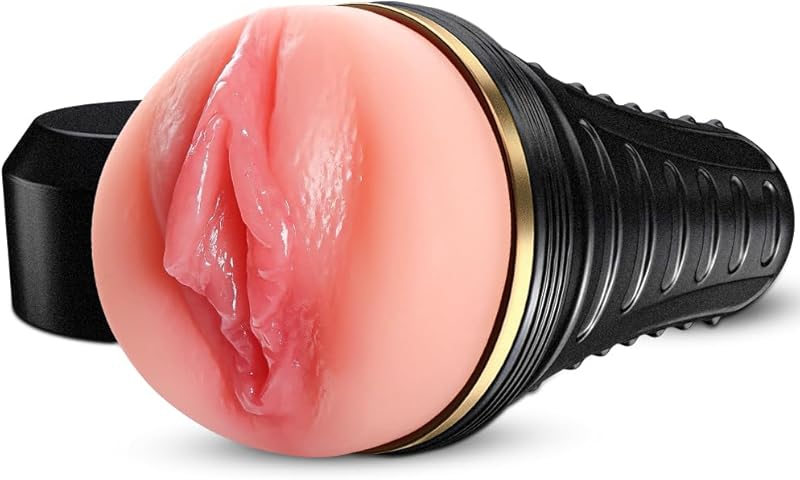 Male Masturbator Kingdemer 7.5in Depth Realistic Pocket Pussy Soft Fleshy Penis Training Sex Toy