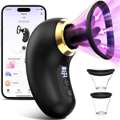 Women's Vibrator Adult Sex Toys 5IN1 Sucking Rose Vibrator 3 Sucking 9 Tongue Licking Vibrating LCD Removable Cup Toy