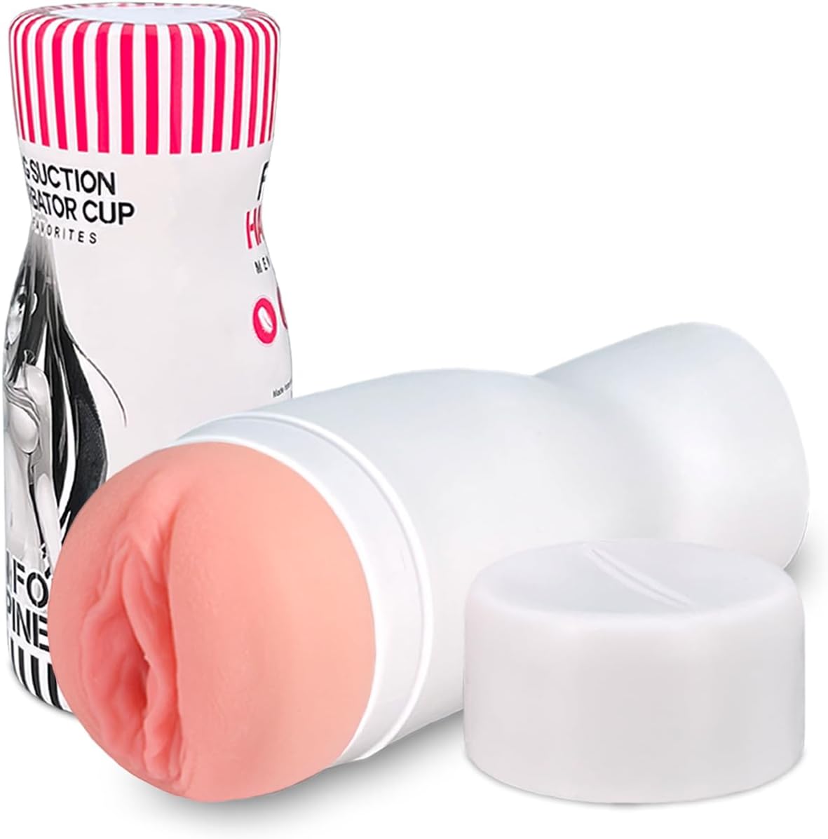 Male Masturbator Pocket Pussy Stroker Cup Realistic Vagina Flesh Stimulator Adult Sex Toy